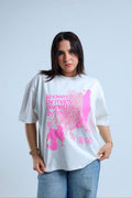 Known by Many Oversized Tee – Pristine White